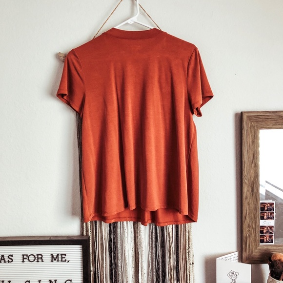 Rust Cut Out Tee - Picture 4 of 4